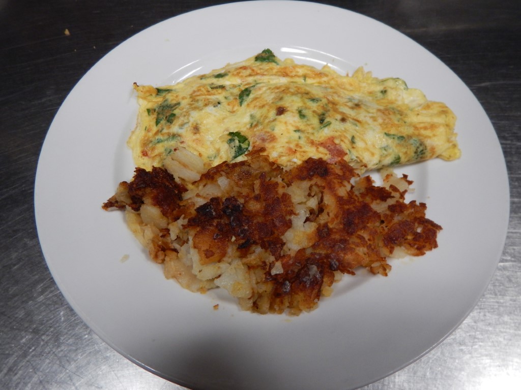 Order Spinach and Bacon Omelette food online from Larry Ii Restaurant store, Vineland on bringmethat.com