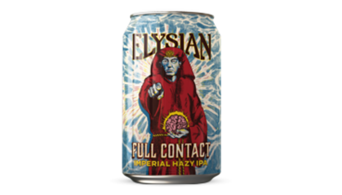 Order Elysian Full Contact Imperial Hazy IPA 6x 12oz Cans food online from Dimension Liquor store, Lake Forest on bringmethat.com
