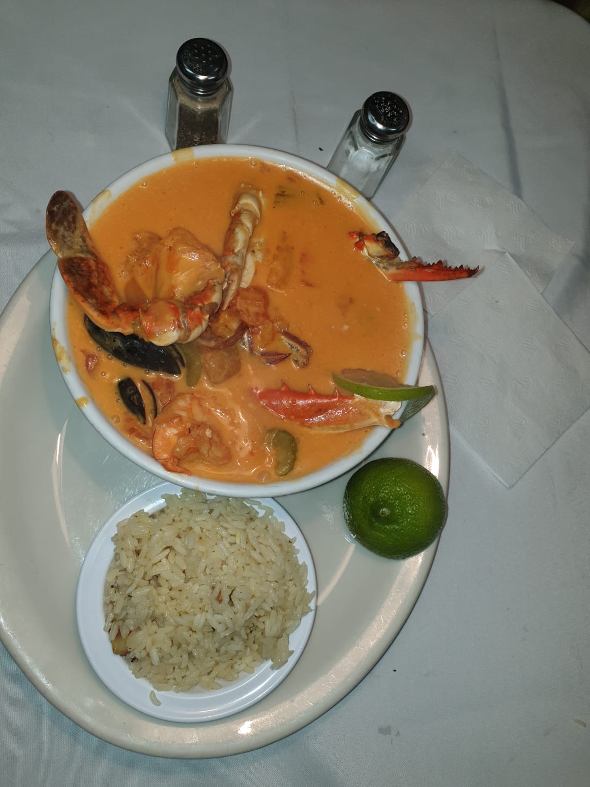 Order 2. Sopa Marinera food online from Patio Catracho Restaurant store, Long Beach on bringmethat.com