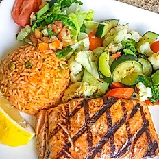 Order Grilled Salmon food online from Cabrera's Mexican Cuisine store, Duarte on bringmethat.com