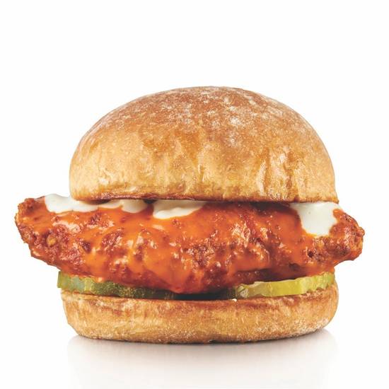 Order Buffalo Chicken Sandwich food online from Burger Lounge store, Campbell on bringmethat.com