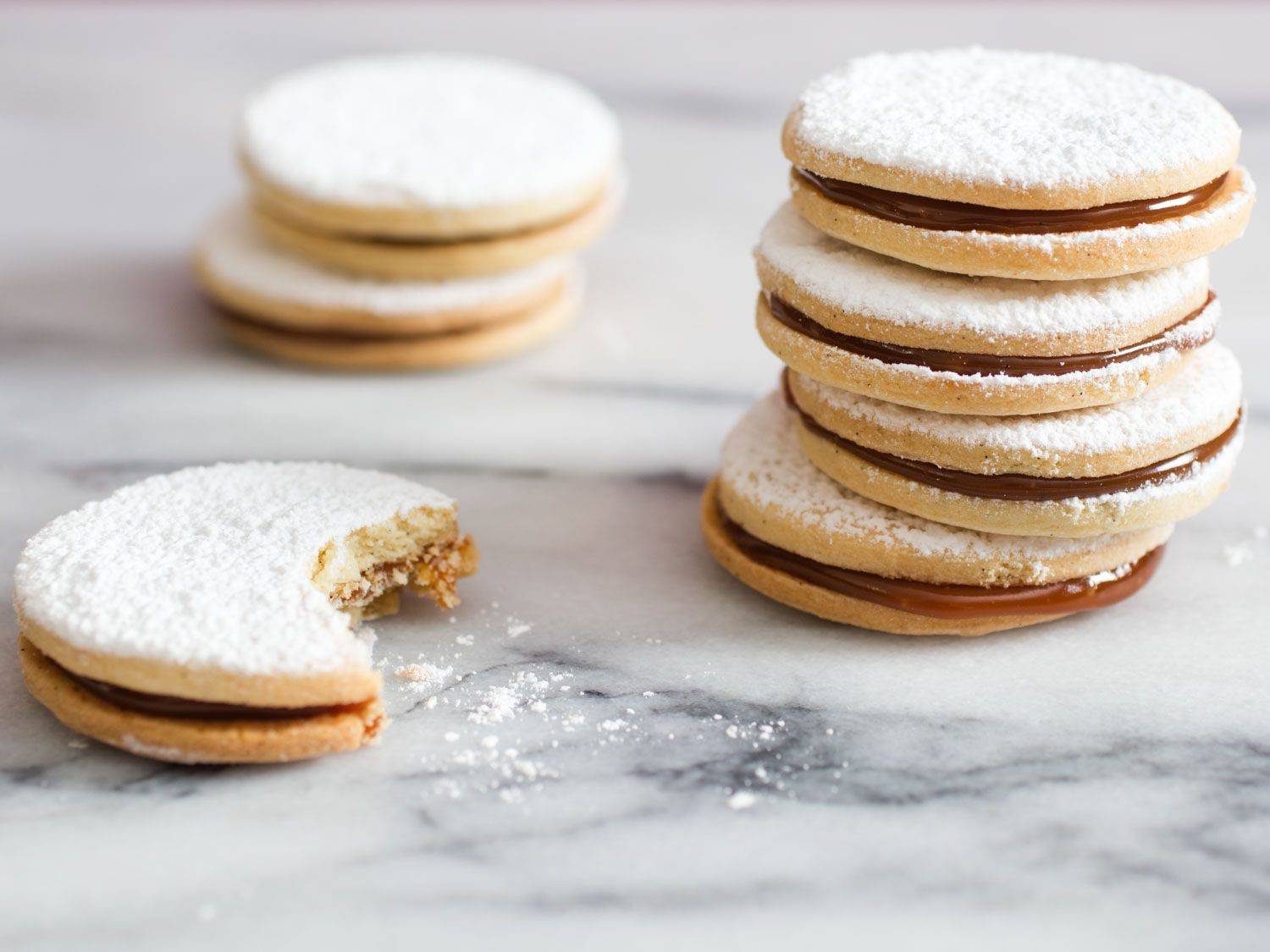 Order NEW Homemade Alfajores Caramel Cookies food online from Ny Popcorn store, New York on bringmethat.com