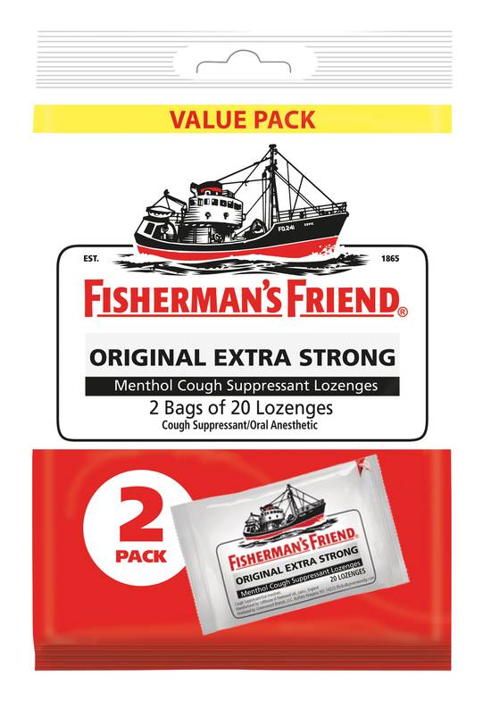 Order Fisherman's Friend Menthol Cough Suppressant Lozenges, Original, Extra Strong, 40 ct. food online from Rite Aid store, MILFORD on bringmethat.com