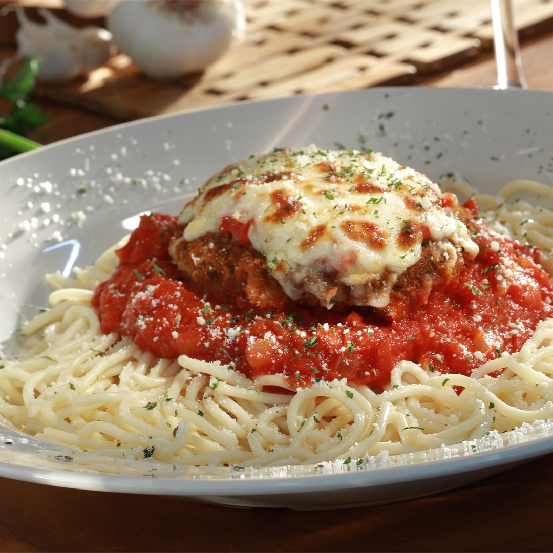 Order Chicken Parmigiana Dinner food online from Johnny's New York Style Pizza store, Grayson on bringmethat.com