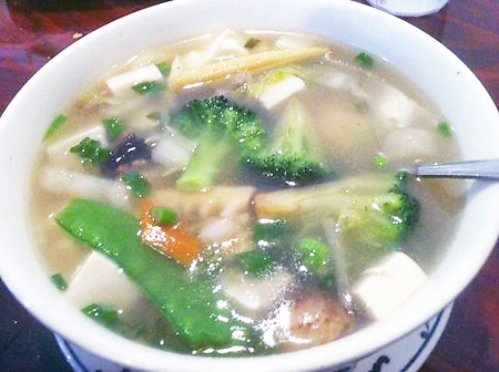 Order 30. Vegetable Bean Curd Soup food online from New Yee Wo store, Medford on bringmethat.com