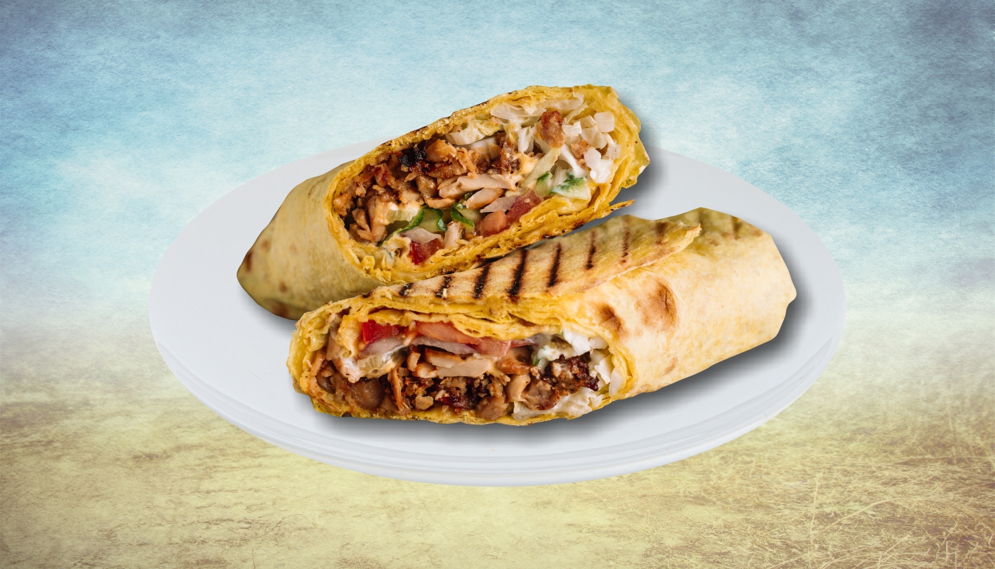 Order Carnivore's Combination Wrap food online from Pita Pan store, Chicago on bringmethat.com