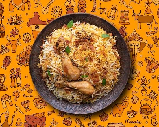 Order Peshawari Chicken Biryani food online from Gunpowder Cafe store, Buffalo on bringmethat.com