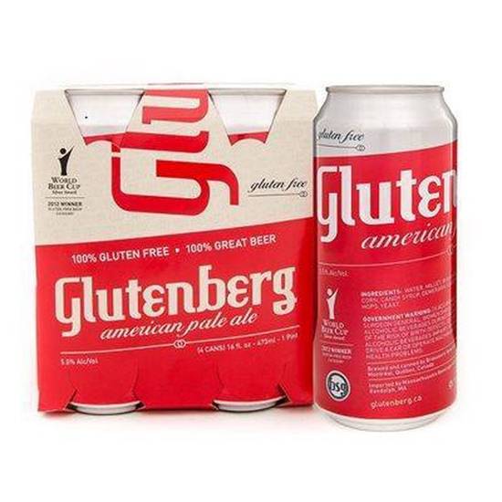 Order To Go Glutenberg Pale Ale 4 Pack food online from Speisekammer store, Alameda on bringmethat.com