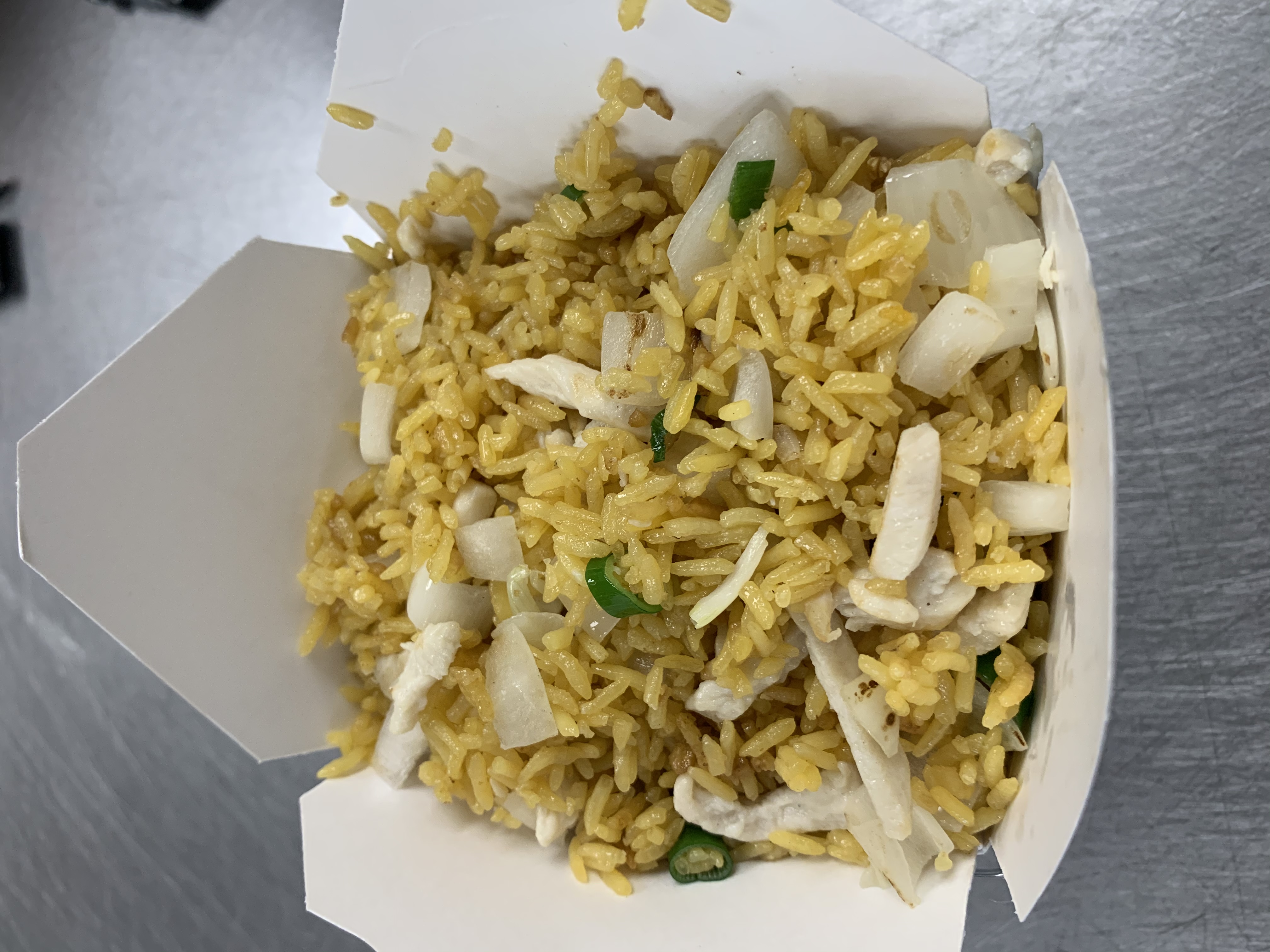 Order 36. Chicken Fried Rice food online from New Jumbo Taste store, New Hyde Park on bringmethat.com