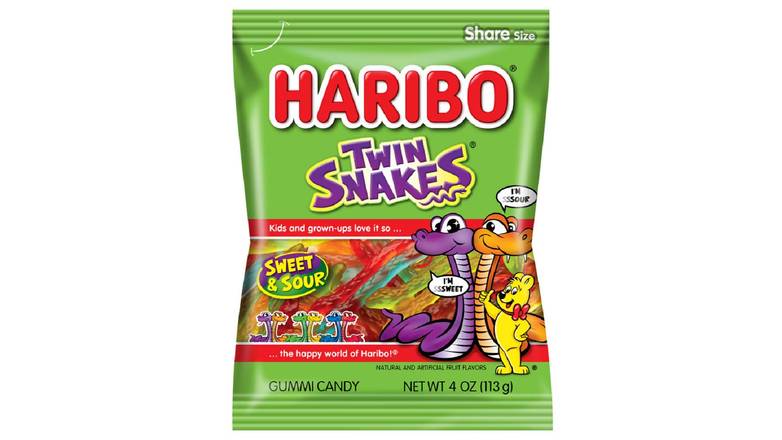 Order Haribo Twin Snakes food online from Red Roof Market store, Lafollette on bringmethat.com