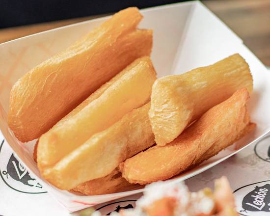 Order Fried Cassava (Yuca) food online from Lechon Latin BBQ Joint store, Raleigh on bringmethat.com