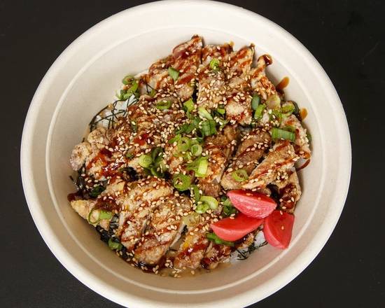 Order Karaage Rice Bowl food online from Oi Asian Fusion store, San Diego on bringmethat.com