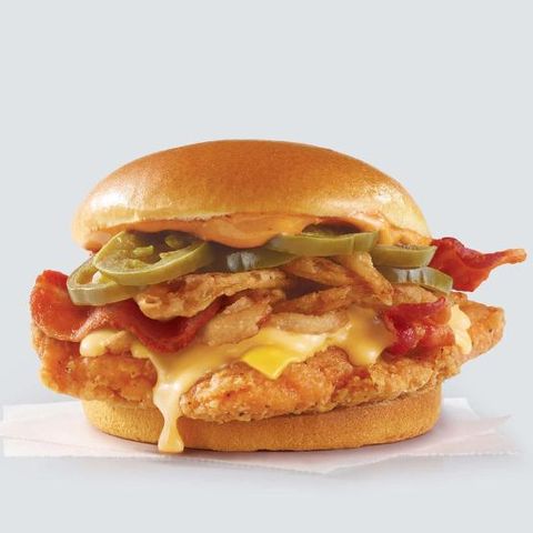 Order Jalapeno Popper Sandwich Combo with Chicken food online from Breakfast Bicuit store, Dallas on bringmethat.com
