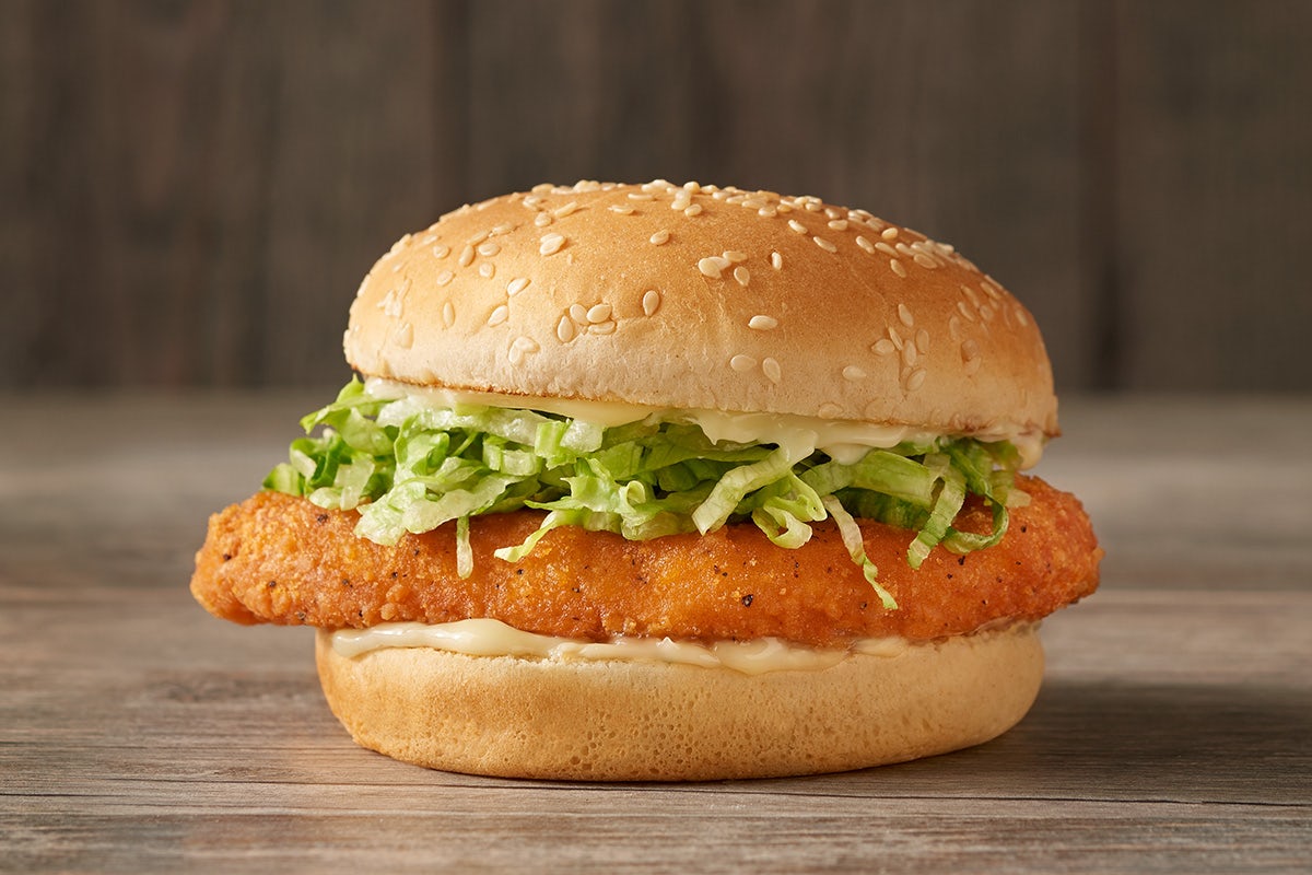 Order Spicy Chicken Sandwich food online from Rally's Hamburgers store, Franklin on bringmethat.com