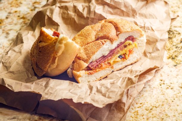 Order Pork Roll, Egg and Cheese food online from West Bank Gourmet Deli store, New York on bringmethat.com