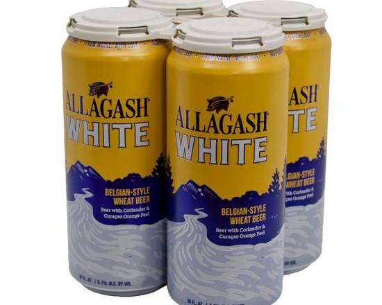 Order Allagash White Ale 4 Pack food online from Newport Wine & Spirits store, Newport Beach on bringmethat.com