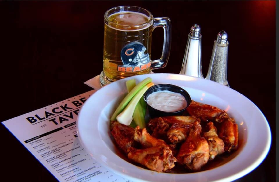 Order 10 Jumbo Wings and Choice of Happy Hour Specials food online from Black Bear Tavern store, Atlanta on bringmethat.com