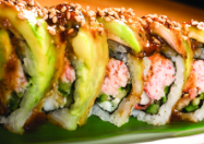 Order Shogun Roll food online from Sakana Japanese Sushi & Steak House store, Meridian on bringmethat.com