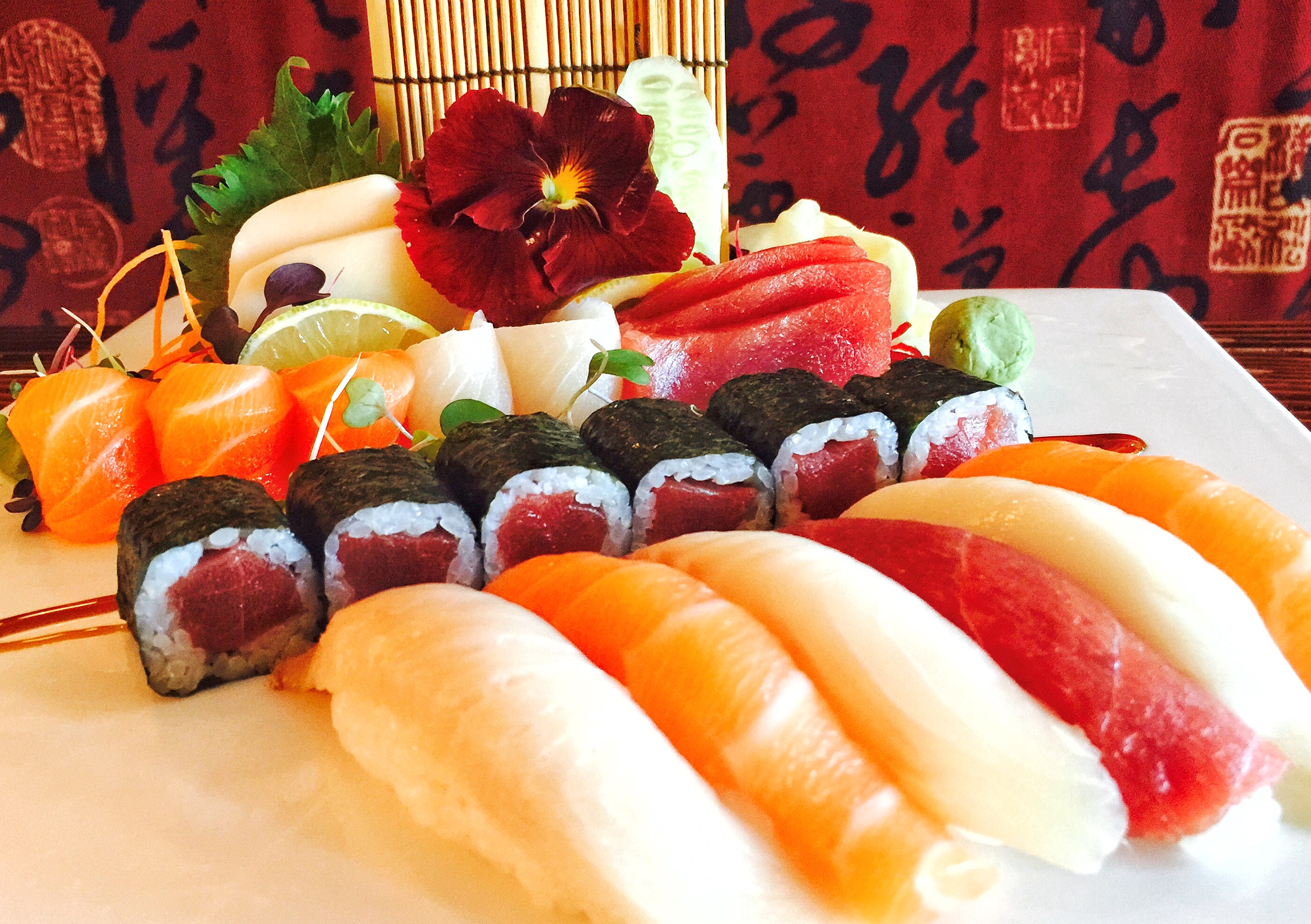 Order Sushi and Sashimi Deluxe food online from Wild Ginger East Northport store, Elwood on bringmethat.com