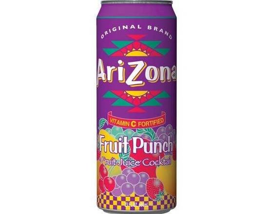 Order Arizona Fruit Punch Can food online from Fialkoff Kosher Pizza store, Lawrence on bringmethat.com