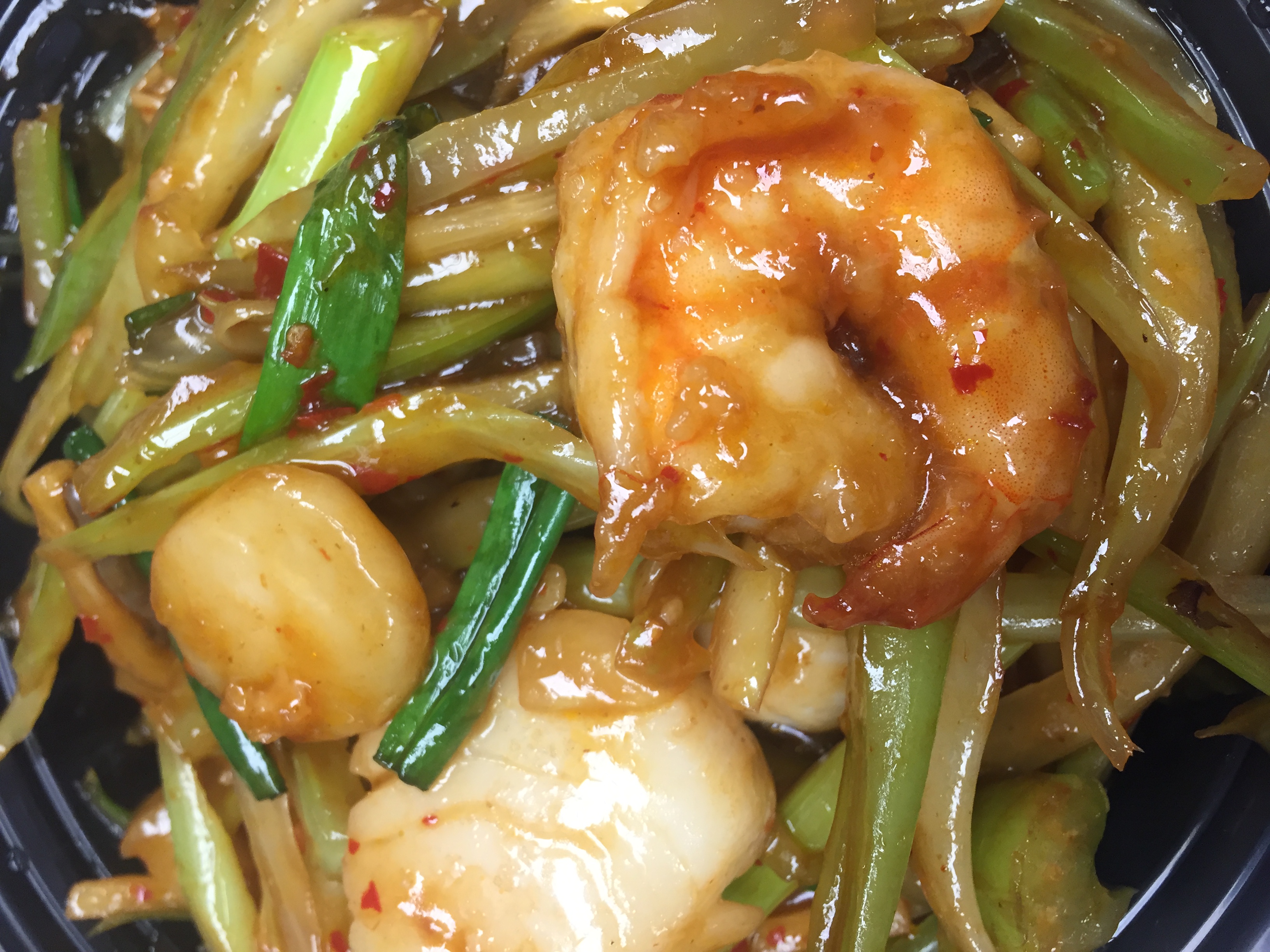 Order Shrimp and Scallops in Hot Garlic Sauce Dinner food online from Hunan Gourmet store, Frederick on bringmethat.com