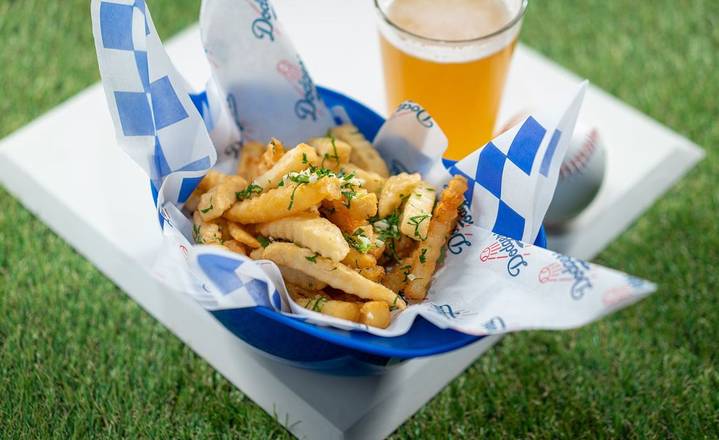 Order Garlic Fries food online from Dodgers Home Plates store, Los Angeles on bringmethat.com