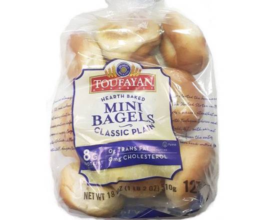 Order Toufayan Mini Bagels (12 ct) food online from Ctown Supermarkets store, Uniondale on bringmethat.com