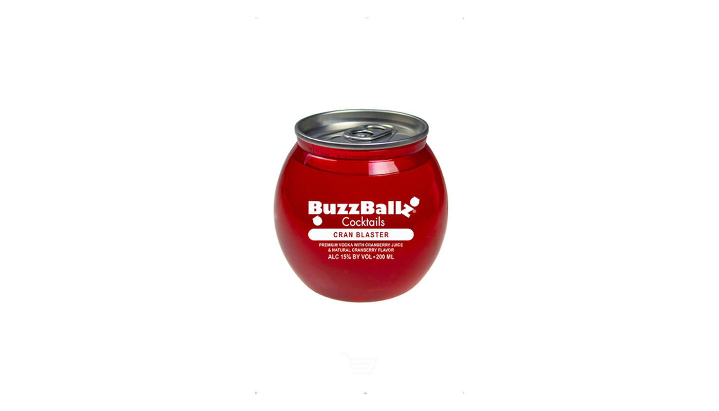 Order BuzzBallz Cran Blaster 200mL food online from Orcutt Liquor & Deli store, Orcutt on bringmethat.com