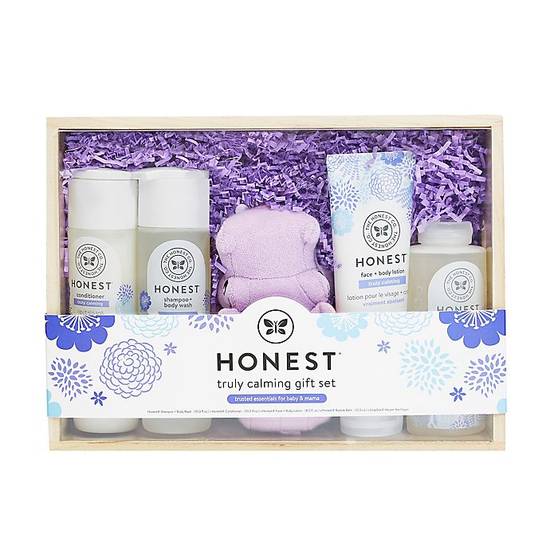 Order The Honest Company® Soapsox® Dreamy Lavender Hippo Gift Set food online from Buybuy Baby store, Franklin on bringmethat.com
