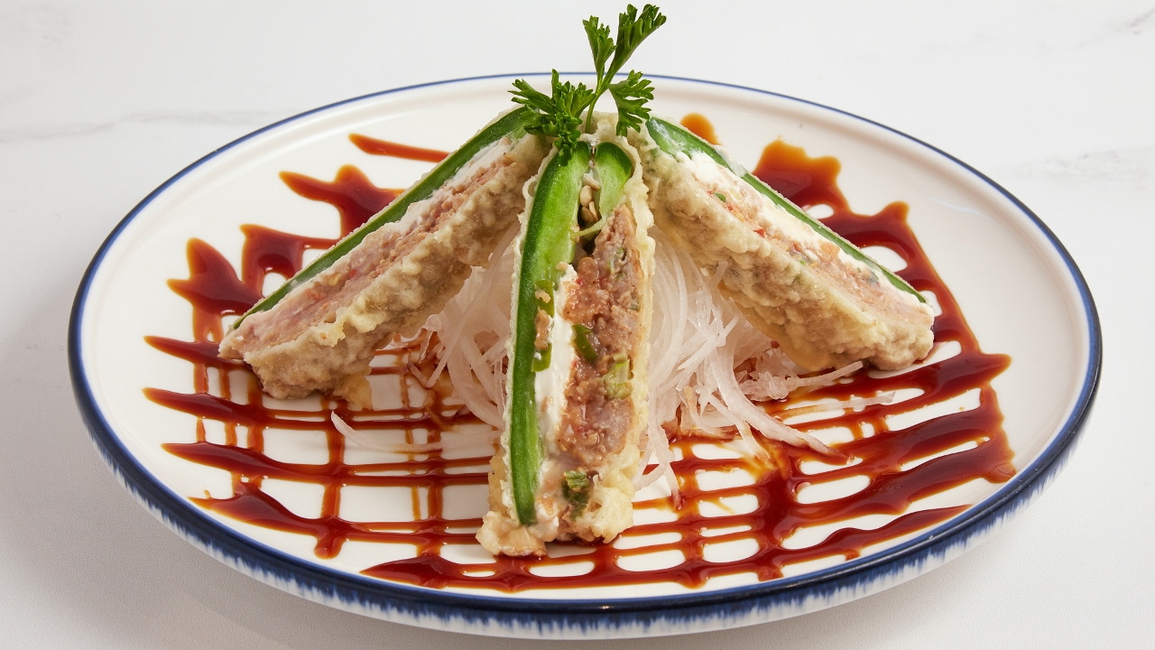 Order Chili Rangoon food online from Yoki Japanese Restaurant store, Medford on bringmethat.com