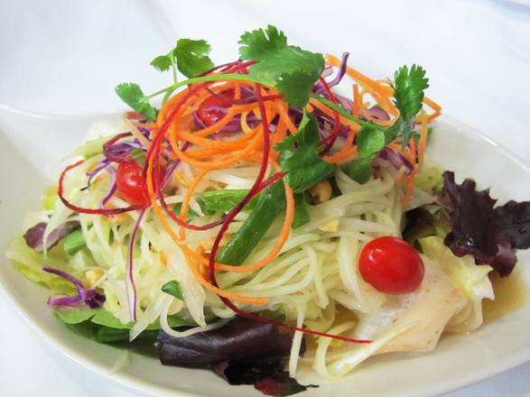 Order Vegan Papaya Salad food online from Vegan Thai Paradise store, Richardson on bringmethat.com