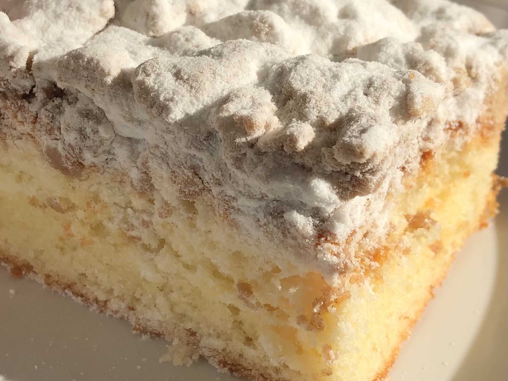 Order Fresh Crumb Cake food online from Bagels and brew store, Astoria on bringmethat.com
