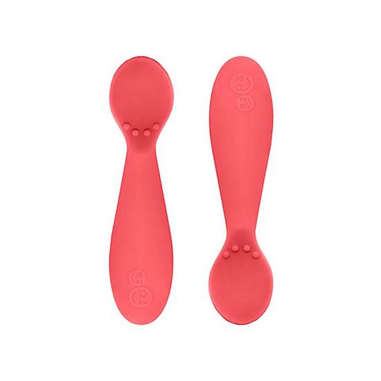 Order ezpz Tiny Spoons in Coral (Set of 2) food online from Bed Bath & Beyond store, Lancaster on bringmethat.com
