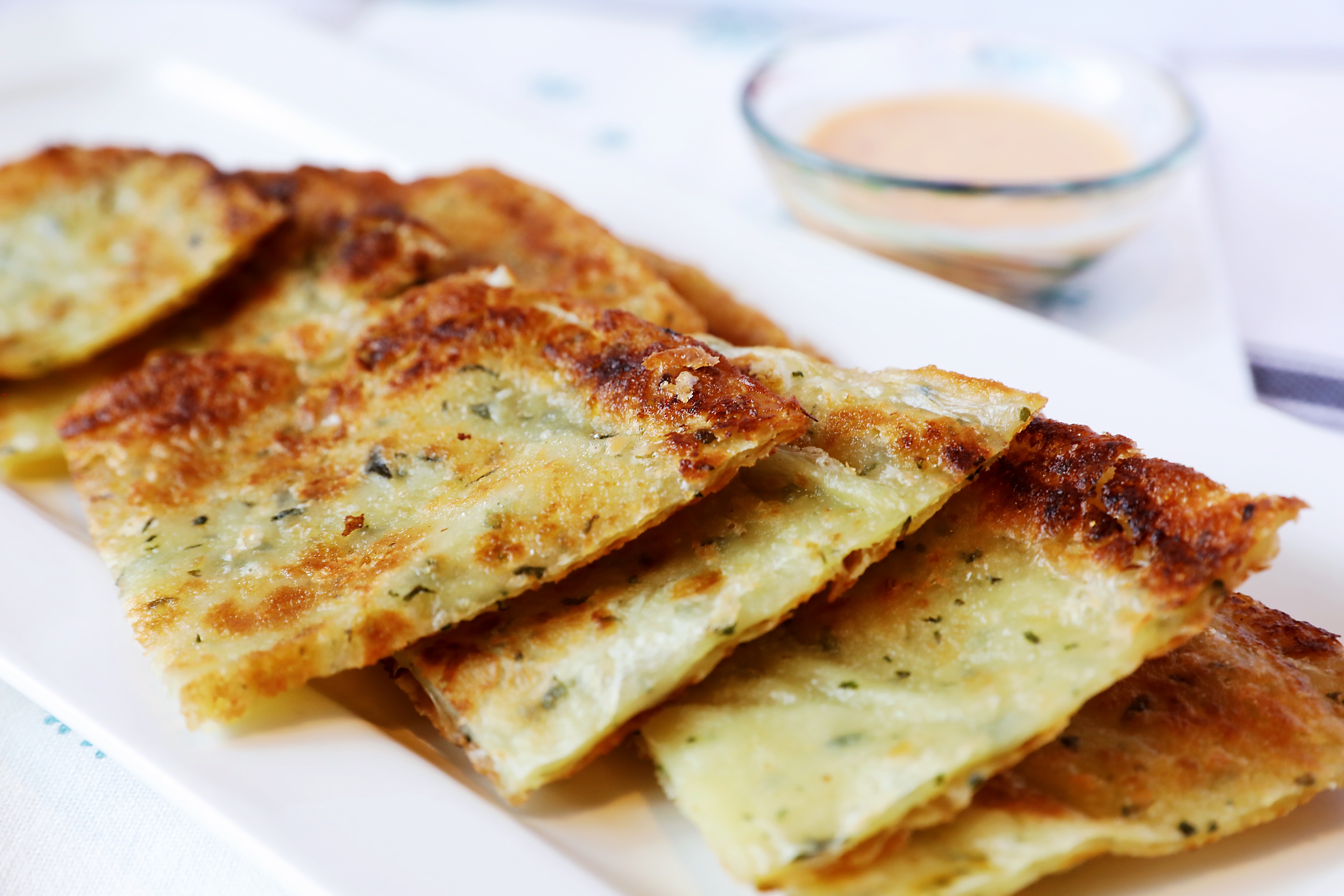 Order Scallion Pancakes food online from Shogun store, Albany on bringmethat.com
