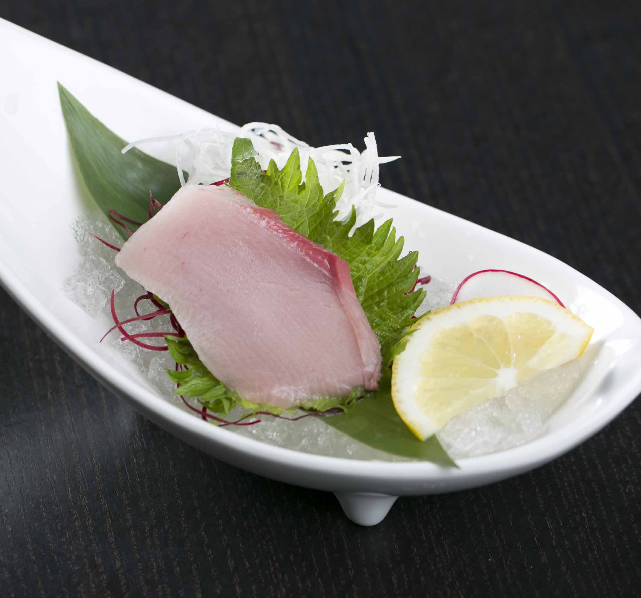 Order F4. Yellowtail Sashimi food online from Icho Izakaya Fusion Cuisine store, Temple City on bringmethat.com