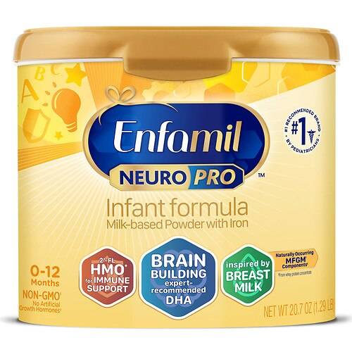 Order Enfamil NeuroPro Infant Formula - Brain Building Nutrition Inspired by Breast Milk Reusable Powder Tub - 20.7 oz food online from Walgreens store, HEBER CITY on bringmethat.com