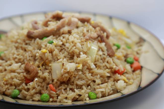 Order R1. Pork Fried Rice 豬肉炒飯 food online from Uncle Chen's Chinese Restaurant store, State College on bringmethat.com