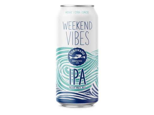 Order Coronado Weekend Vibes IPA - 6x 16oz Cans food online from Prince Liquor store, Torrance on bringmethat.com