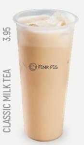 Order Classic Milk Tea food online from Pink Pig Boba & Pizza store, Anaheim on bringmethat.com