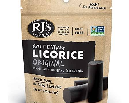 Order RJ's Soft Eating Traditional Licorice (Batch Made in New Zealand) food online from Bel Clift Market store, SF on bringmethat.com
