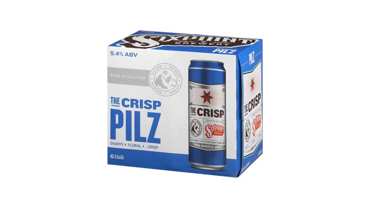 Order six point crisp lager 6pk food online from The Naked Bird store, New York on bringmethat.com