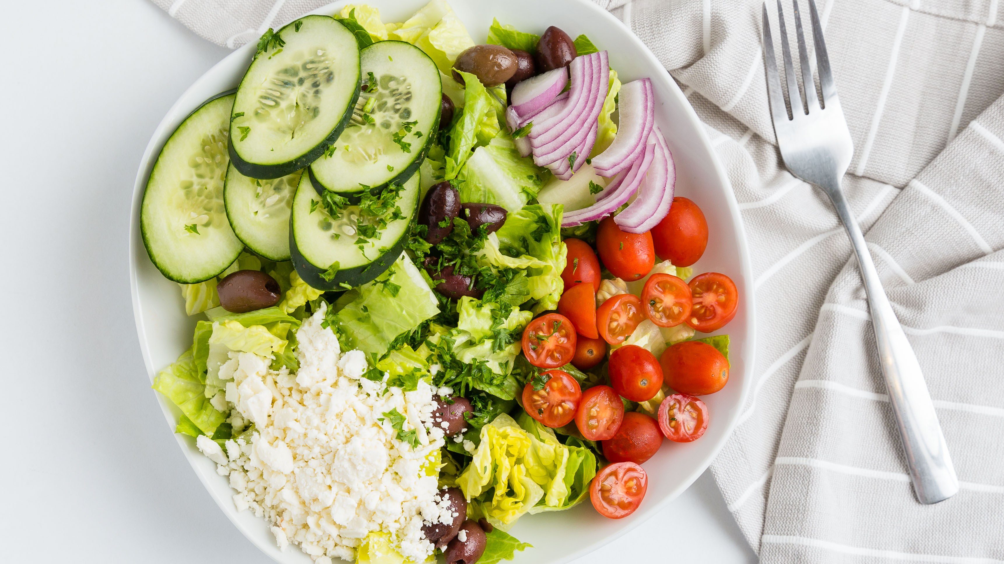 Order Greek Salad food online from Cafe 538 store, Newport Beach on bringmethat.com