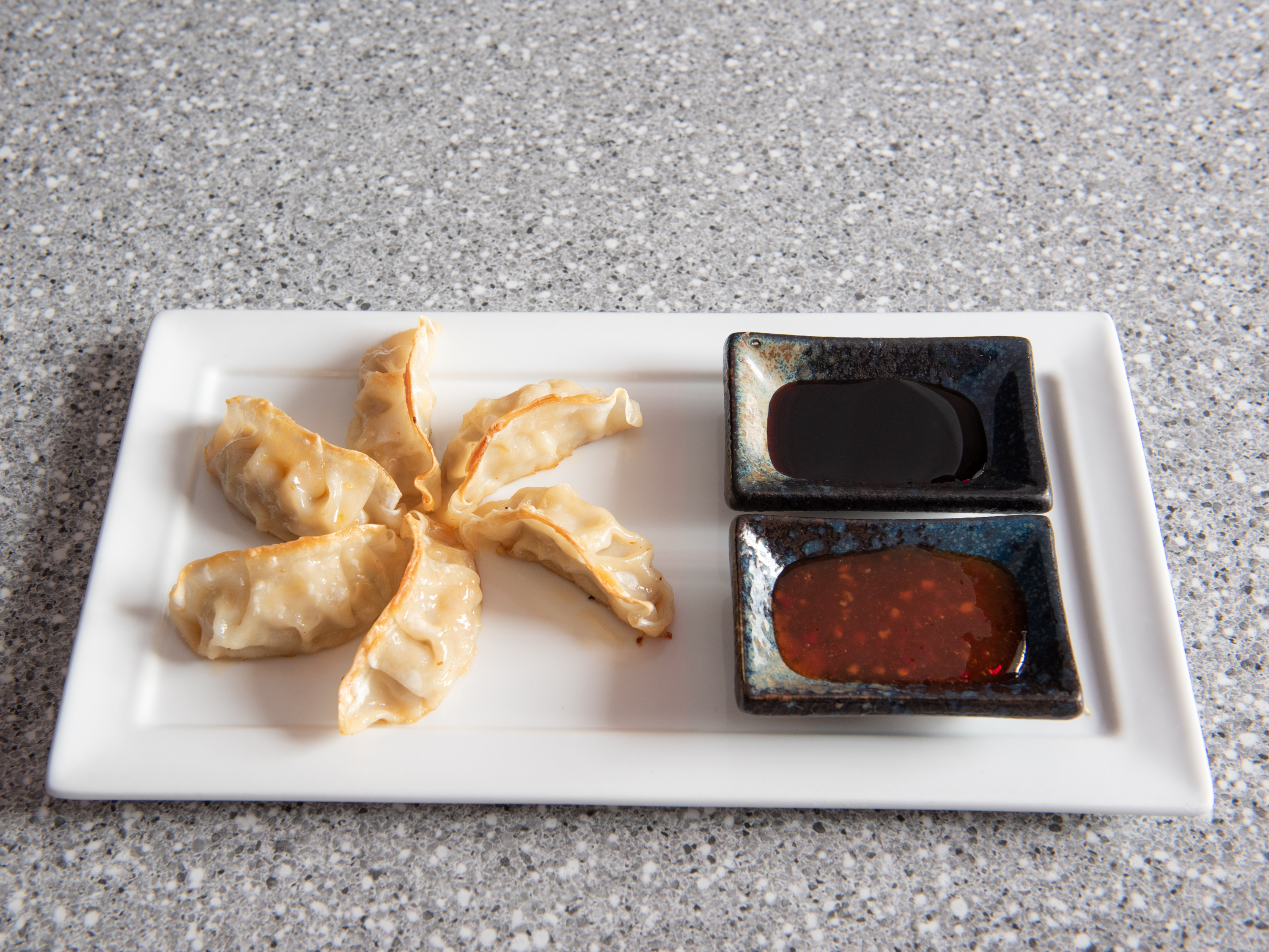 Order 6 Piece Pork Pot Stickers food online from 157 Lounge store, Kent on bringmethat.com