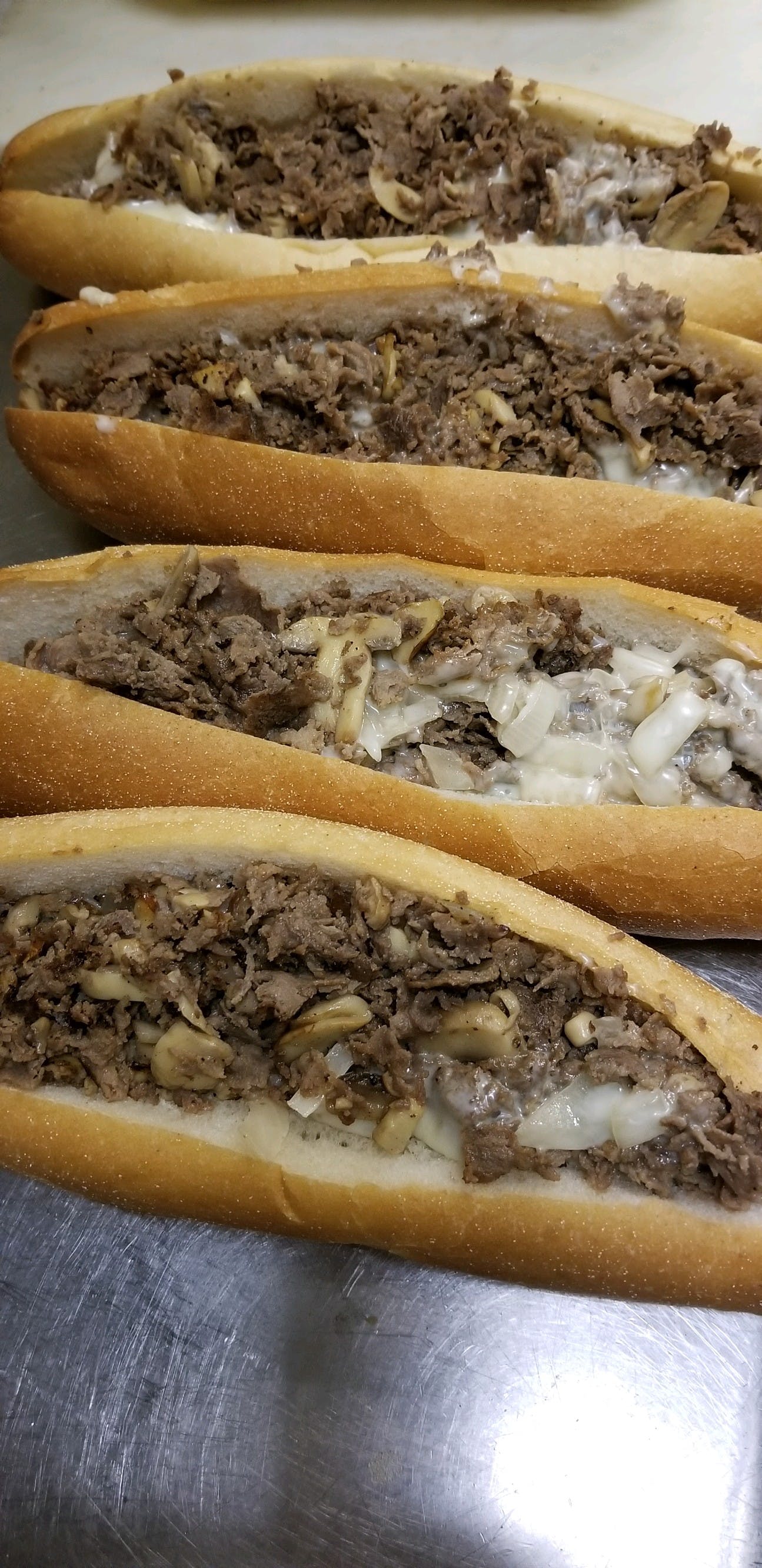 Order Sal's Special Steak Sandwich - Small 12'' food online from Sal Pizza store, Mt Holly on bringmethat.com