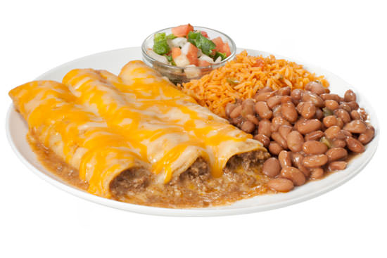 Order Enchiladas Lunch Plate food online from Laredo Taco Company store, Midland on bringmethat.com