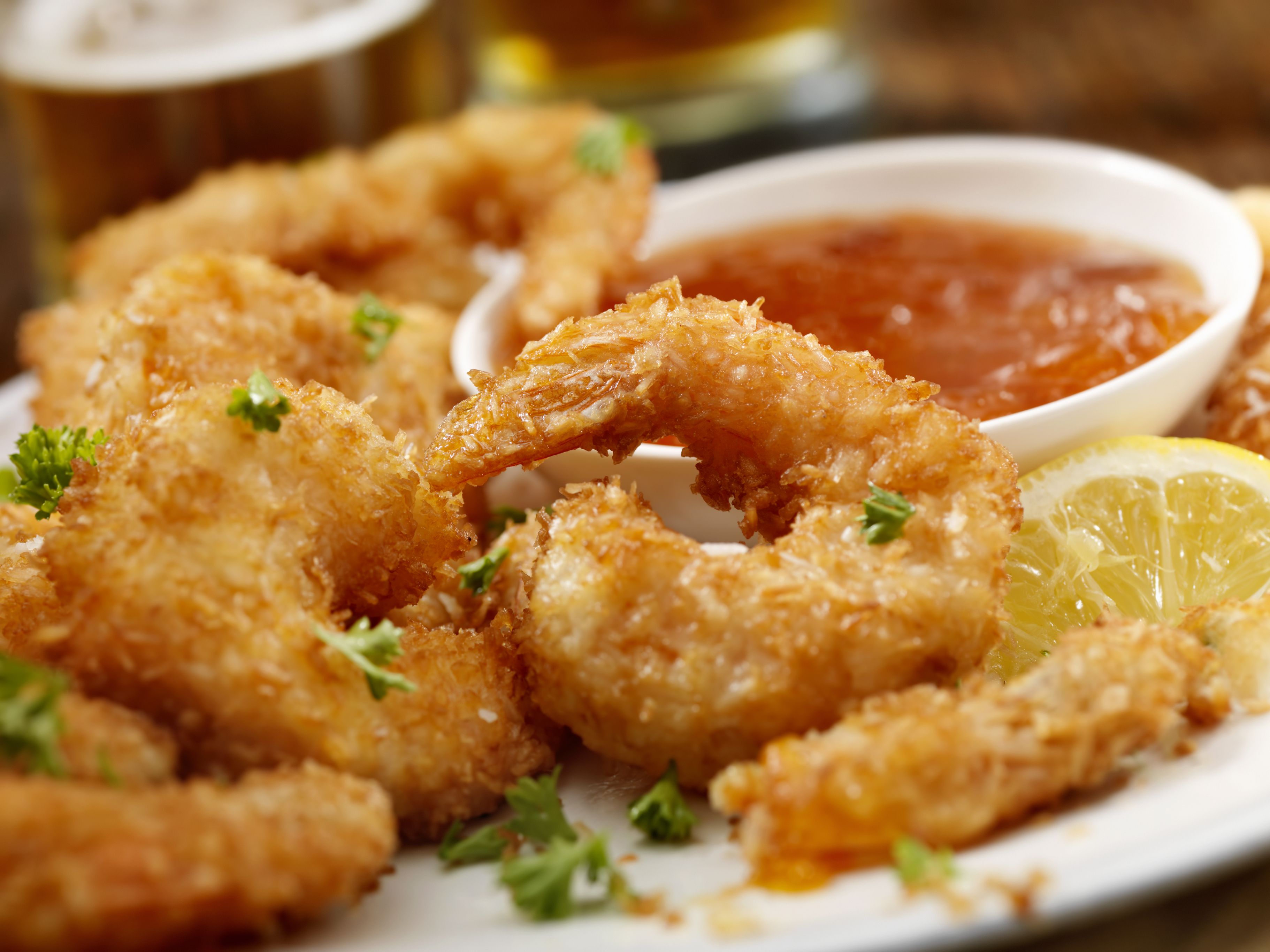 Order coconut shrimp  food online from Rumi Mediterranean Grill House store, Pittsburgh on bringmethat.com