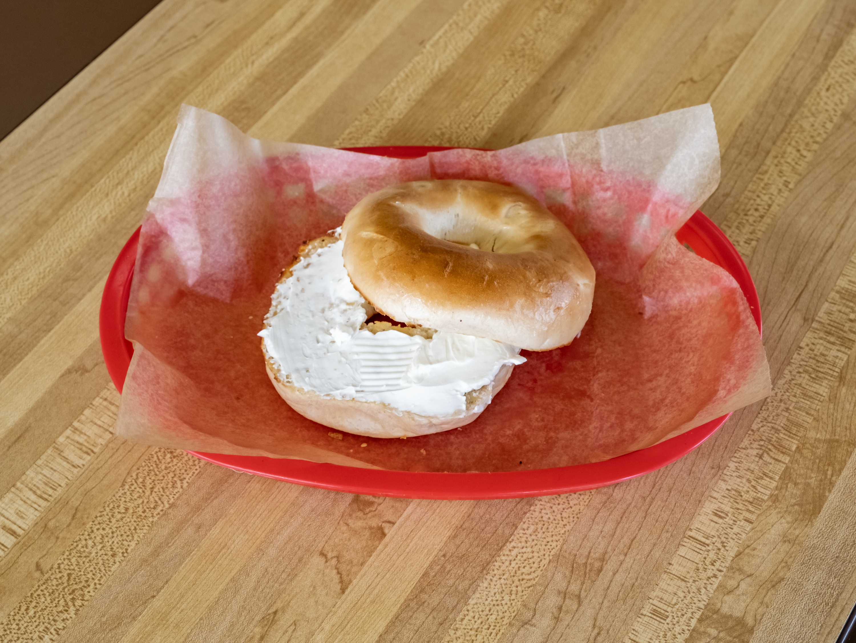 Order #11. Cream cheese. Bagel 說 food online from Donut Plus store, Orange on bringmethat.com