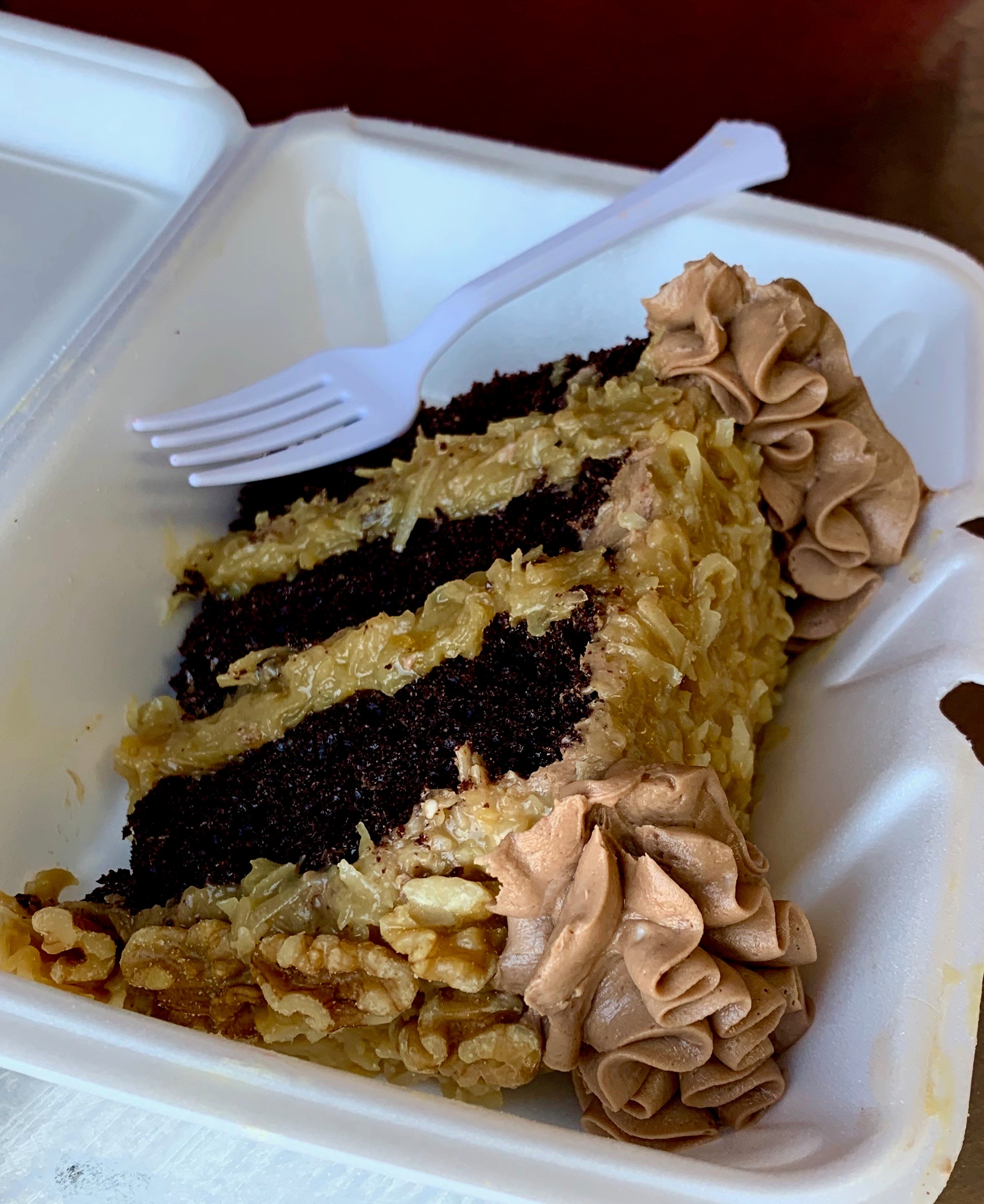 Order German Chocolate Slice food online from The Cake Slice store, Sparks on bringmethat.com