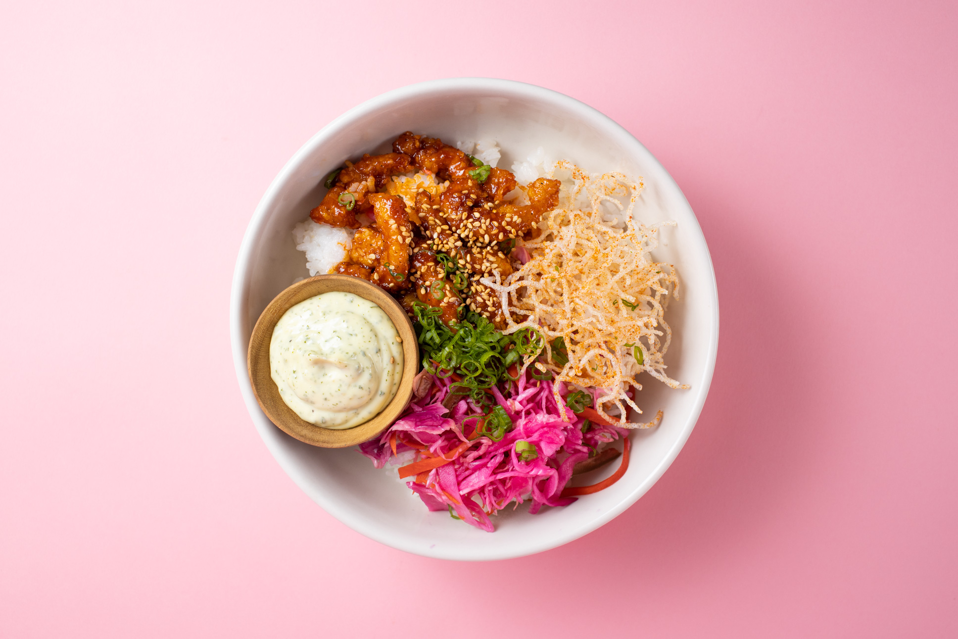 Order Korean Chicken Rice Bowl food online from Baoz store, San Francisco on bringmethat.com