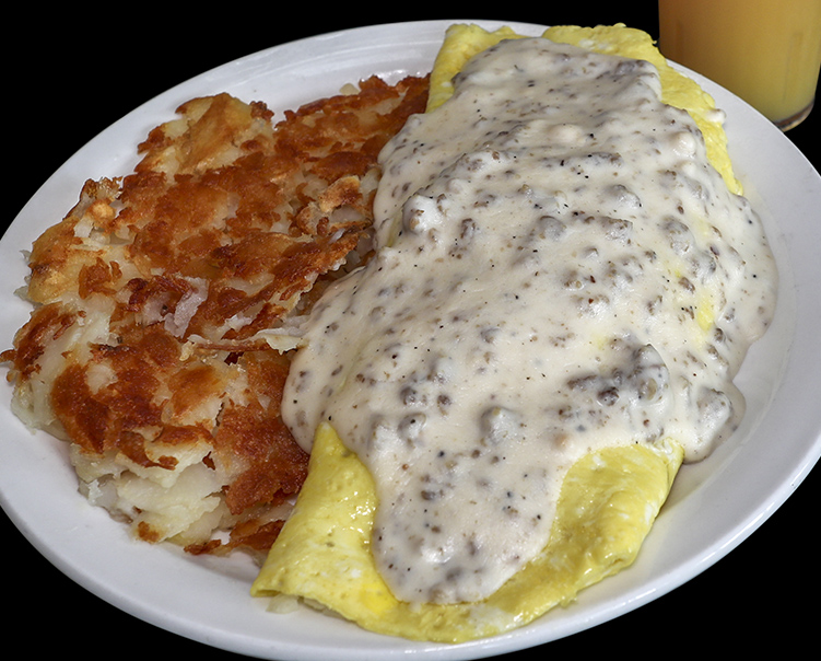 Order Southern Omelette food online from Livonia Town Grill store, Livonia on bringmethat.com
